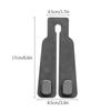 Quality Car Headrest Hook Premium Suede Rear Seat Hanging Dual Hook Large Load-Bearing Alloy Hook Hanger Universal