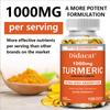 Kurkuma Curcumin Komplex 1000 mg Nahrungsergänzungsmittel, Ultra Hohe Absorption