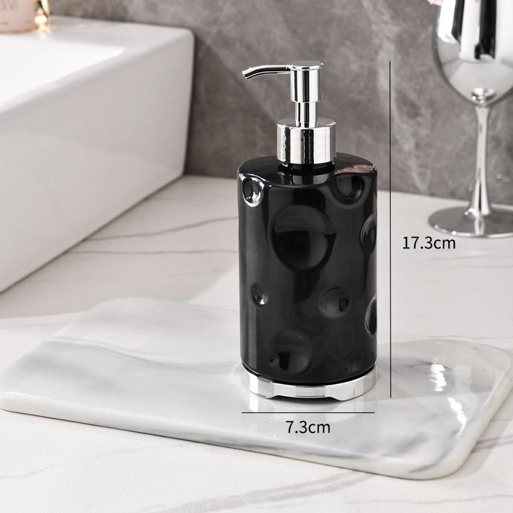 Cheese Texture Press-Type Dispenser Bottle for Body Wash, Shampoo, and Hand Soap