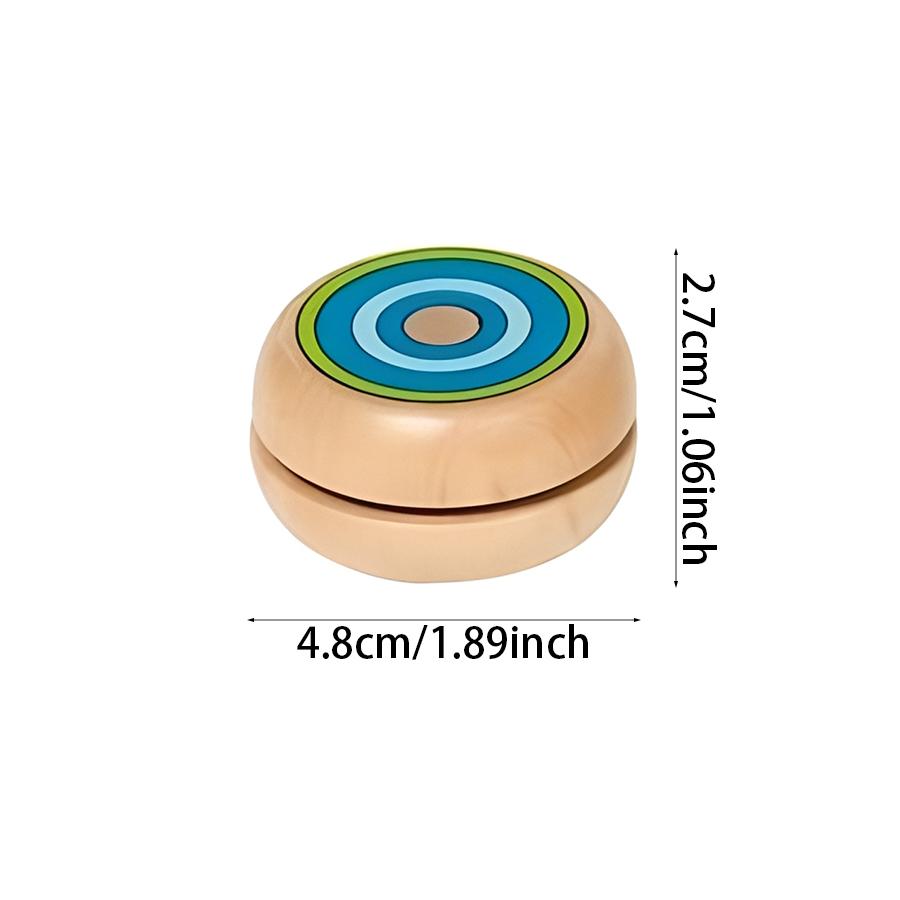1/3pcs Wooden Circular Yoyo Ball Competition Physical Exercise Prop Hobbies Cllection Party Supplies for Yoyo Ball Lover XJM