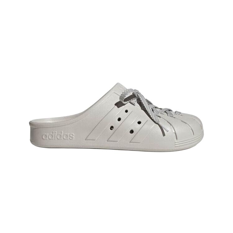 Adidas Adilette Clog Simple Casual Comfortable Composite Sole Non-Slip Closed-Toe Slippers Unisex Footwear Gray IH4071