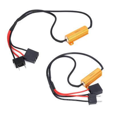 2ks H7 LED dekodér 50W 6ohm zátěžový rezistor blikání bezchybné potlačení pro směrová světla automobilu