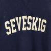 SEVESKIG Long sleeve trainer M Sweatshirt in distressed leather and pile Men's Used