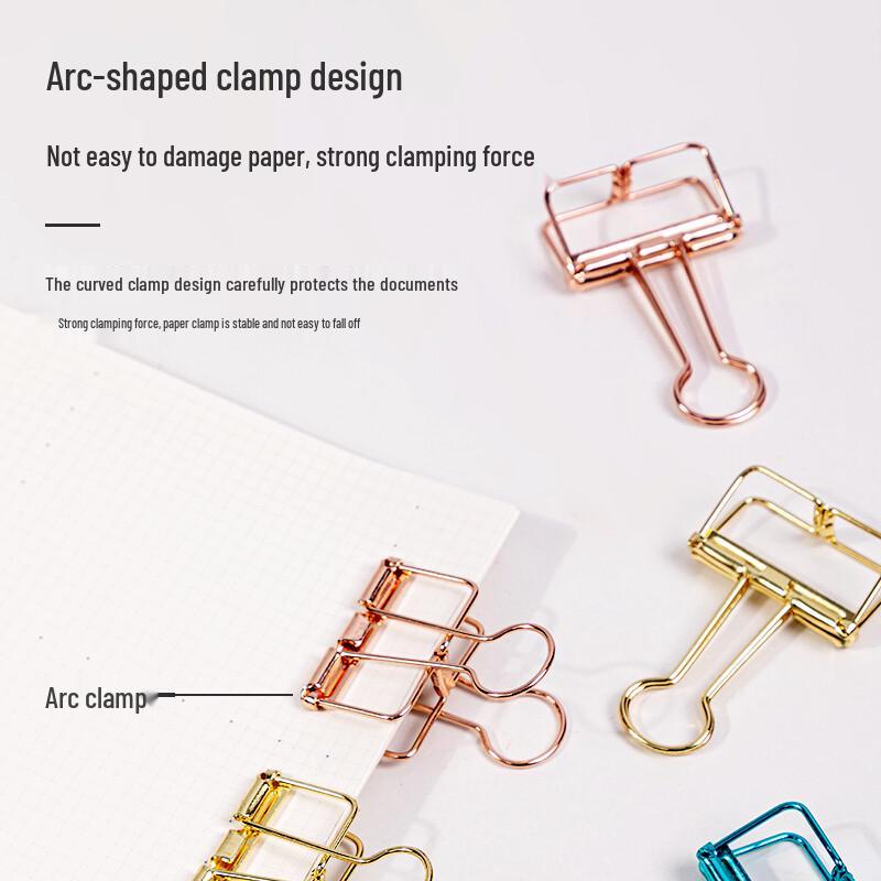 DELI 78207 Hollow Binder Clips