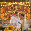 Party Happy Thanksgiving Background Cloth Decoration Banner Decoration Hanging