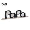 Father's Day Acrylic Photo Frame DIY PaPa Dad Letter Picture Frame Holder Table Sign Desktop Decoration Dad Grandpa Husband Birthday Festival Gift