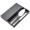 Lotus Pattern Stainless Steel Cake Knife & Spatula Set - 2-Piece for Birthday Cakes & Pizza in Gift Box