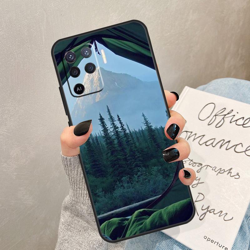 

Camping Nature Mountain Case For Oppo A78 A98 A18 A38 A58 A60 A80 A40 A77 A57 A17 A74 A54 A94 A96 A76 A16 A15 A5 Pro OPPO A76