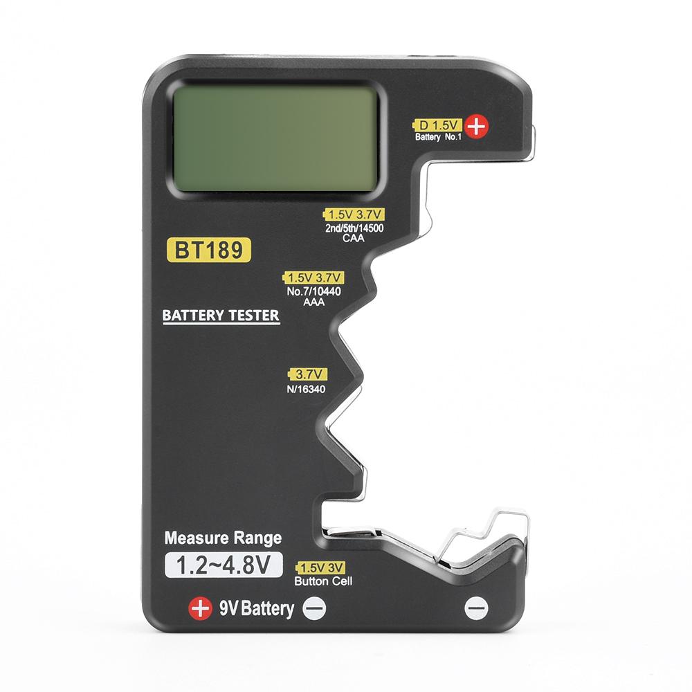 

9V Battery Tester Ultra-small AA AAA Button Cell Universal Household LCD Digital Display Battery Tester Power Bank Detector Tool