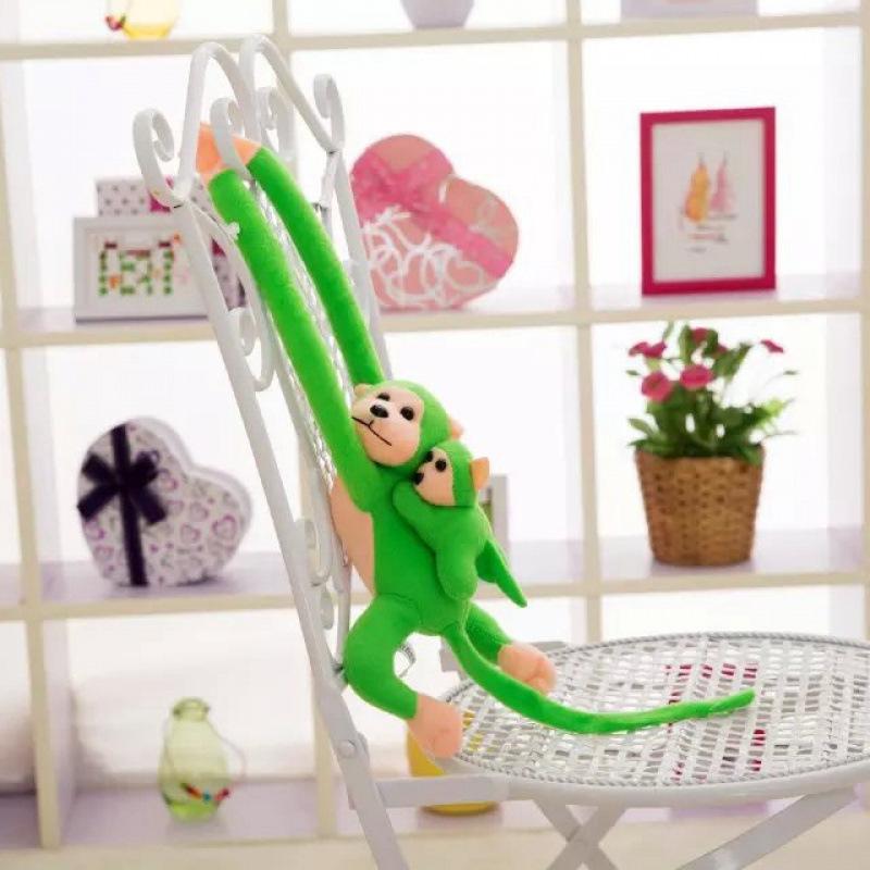 Long-armed Monkey Plush Toy Curtain Strap Monkey Doll Curtain Buckle Electric Car Anti-collision Doll Children's Rag Doll
