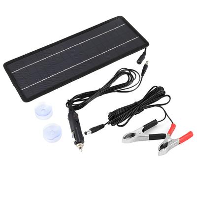 12V 4.5W Portable Solar Panel Battery Trickle Charger for Car Truck Boat Caravan