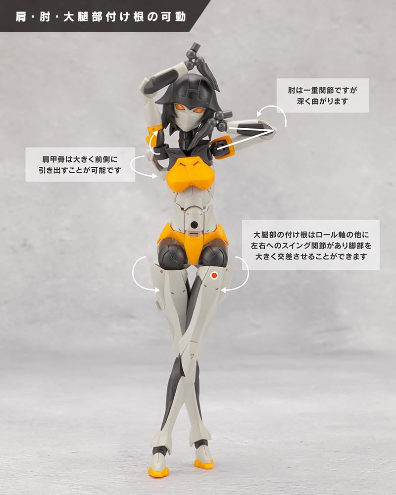 Kotobukiya Infinite Encounter Megalomaria Principal, Approx. 160mm Tall, Non-scale Plastic Model