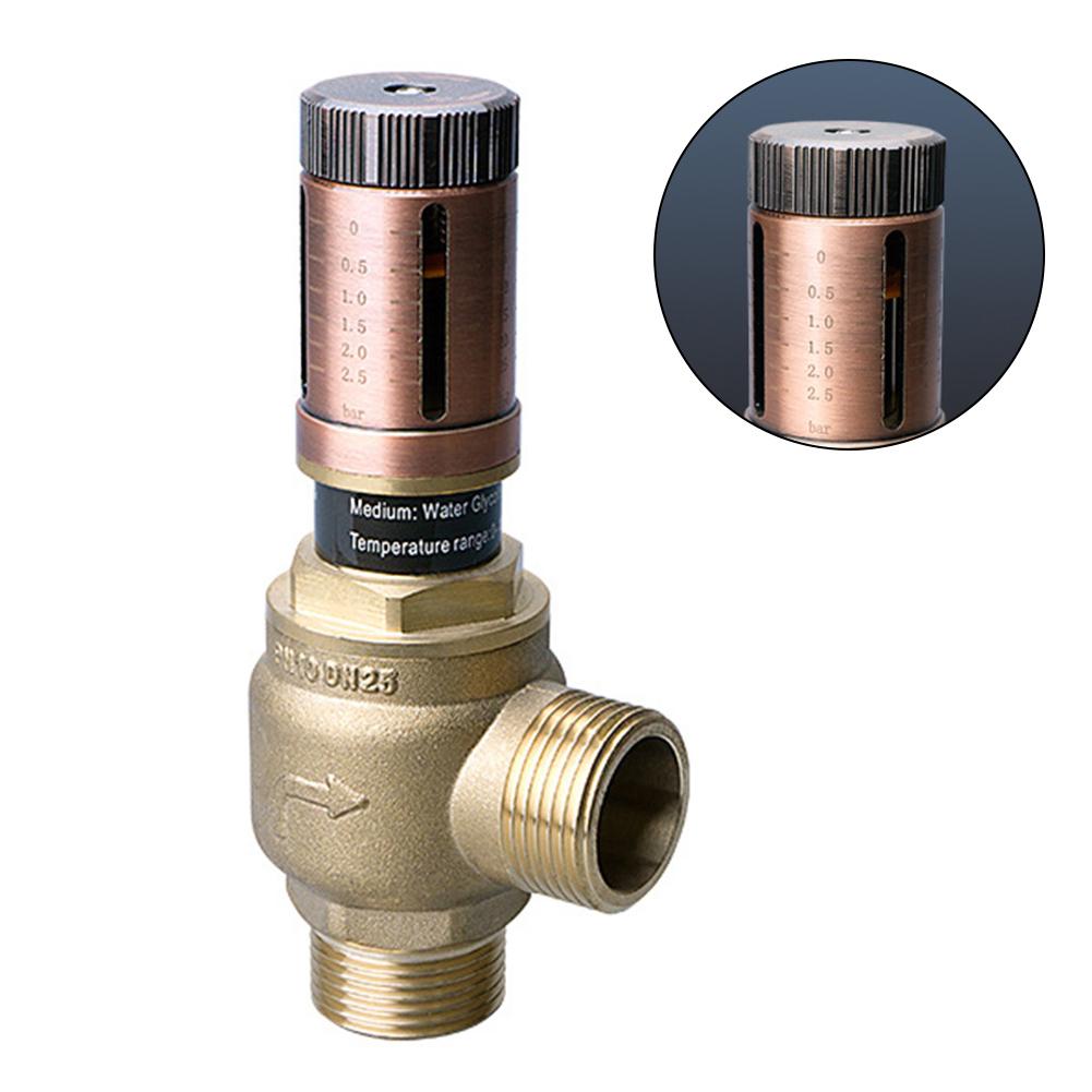 Adjustable Differential Pressure Bypass Valve for Underfloor Heating and HVAC Systems Hydraulic Balance Technology