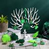 12 Pieces St Patricks Day Decorations Small Ornaments Props Festival Themed Adornments Cloth Hanging Felt for Scene Layout Use