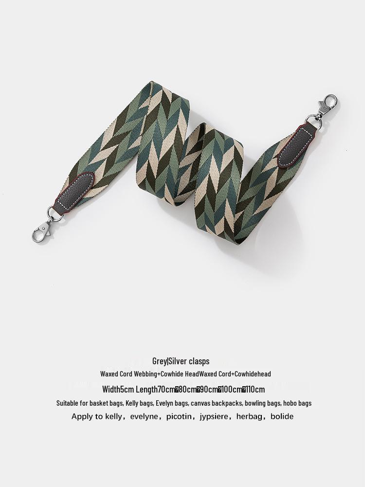 Wide Shoulder Strap for Diamond Lattice Kelly and Evelyn Bags - European & American Style