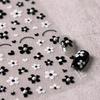 Self-Adhesive Nail Art Stickers with Flower Design