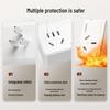 International 10A to 16A Multi-function Air Conditioner Plug Adapter, Dual 16A High-Power Socket Strip