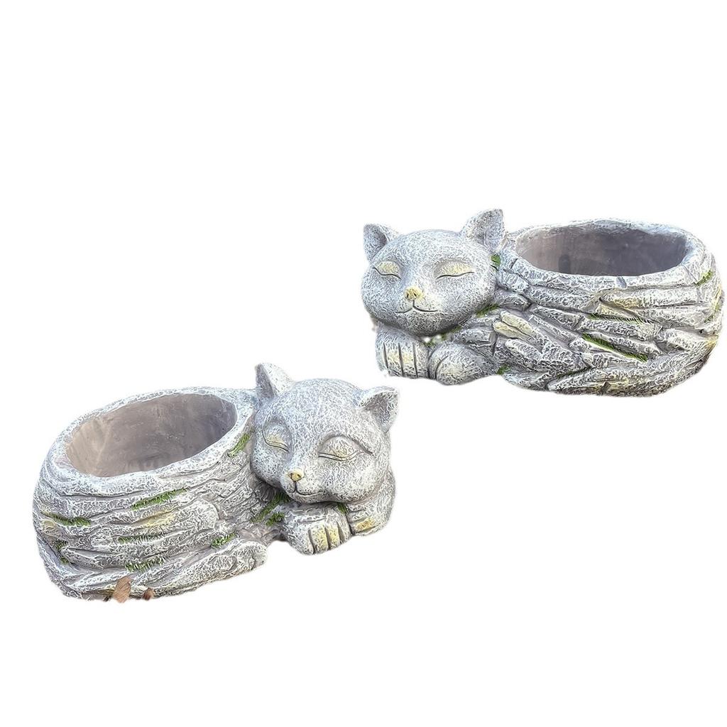Outdoor Garden Garden Garden Plants Potted Creative Vintage Animal Flower Pot Balcony Decoration Villa Landscape Arrangement