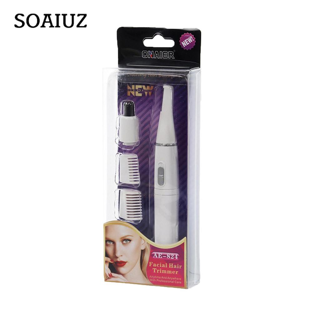Sagit 2 In 1 Electric Nose Ear Hair For Men And Women Eyebrow Shaping Knife