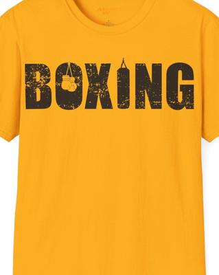 Boxing Glove T-Shirt: Punching Bag Graphic Tee