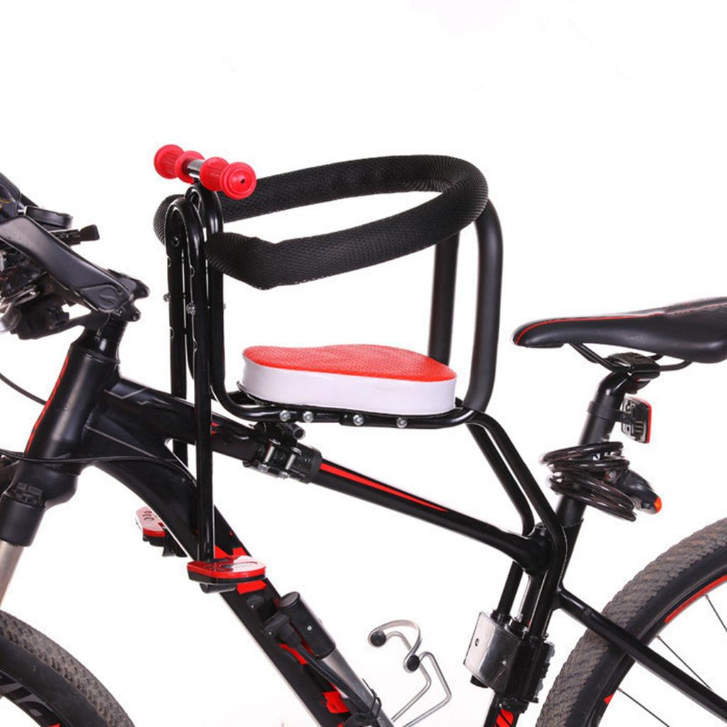 Vorderer Kleinkind-Fahrradsitz, Pedalhöhe einstellen, robuster Mountainbike-Sitz aus Eisen für Kinder