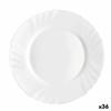 Assiette À Dessert Bormioli Rocco Ebro Blanc Verre (20 Cm) (36 Unités)