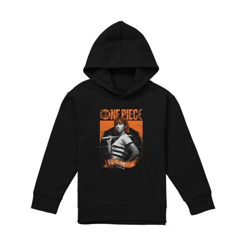One Piece Live Action Childrens/Kids Nami Portrait Hoodie
