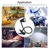 USB Powered Clip Reading Light 5W LED Reading Light Simple Desk Lamp  Studying