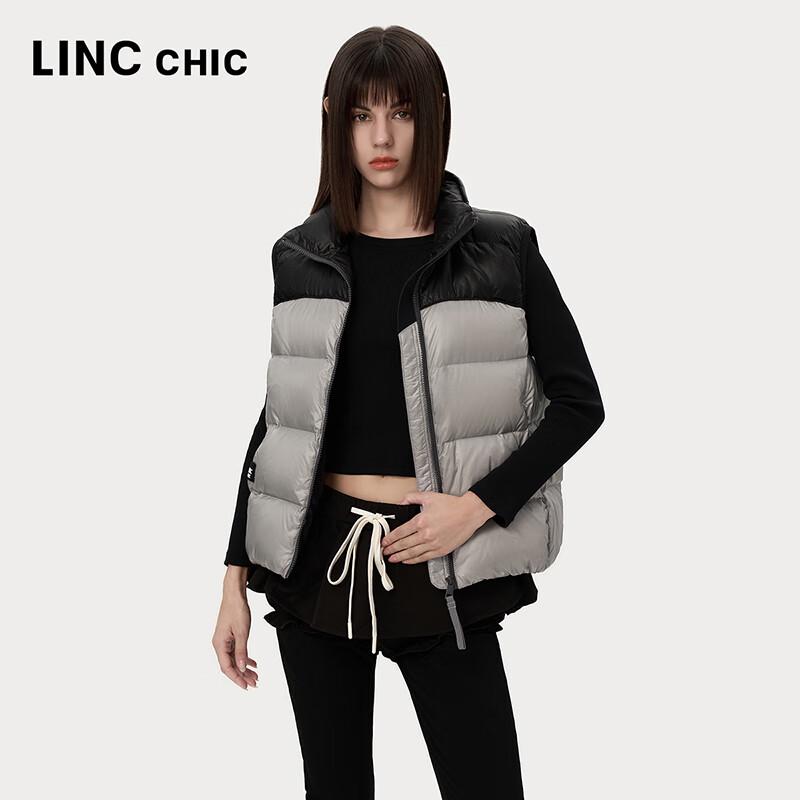 JIN YU JIE Women s Short Urban Outdoor Lightweight Duck Down Vest L