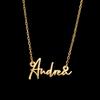 Atoztide Personalized Custom Name Necklaces Pendant for Women Stainless Steel Heart Beads Chain Mother Kids Birthda Jewelry Gift