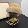 Add Velvet and Thicken Winter Shopping Ear Protection and Cold Warm Hat for Women's Hairy Lei Feng Hat Casual Trend Fisherman Hat