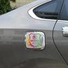 EMIW1 Car Window Emblem Colorful Sticker Badge Decal for Skoda Octavia Rapid Karoq Superb 3 Fabia 1 2 Kodiaq RS Yeti Vision Roomster