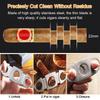 2Pcs Cigar Cutters Stainless Steel Pocket Cigar Tool For Most Sizes Of Cigars