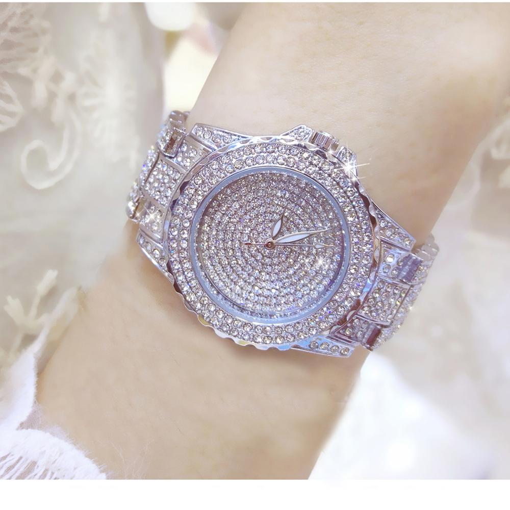 European Fashion Watch Women Luxury Brand BS Quartz Wristwatch Reloj Mujer Casual Stainless Steel Ladies Clock