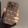 Minimalist Bow Case Suitable for iPhone Cover 7, iPhone 11/12/13/14/15/16 Pro Max Phone Case