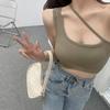 Woman Knitted Tank Top Women Strap Vest Sexy Female Knitting Crop Top