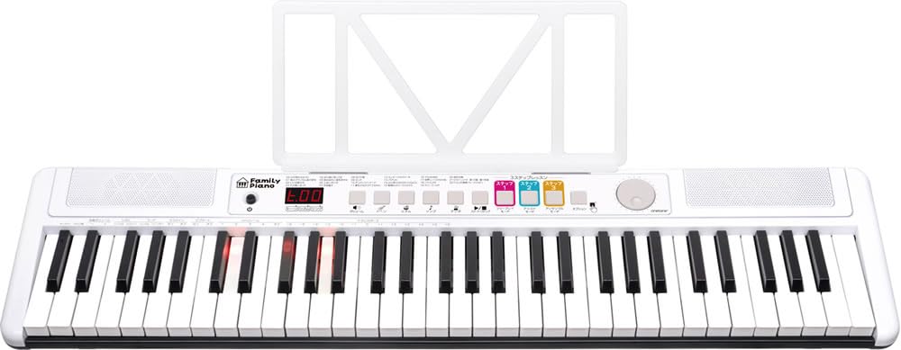 

Onetone Подсветка Клавиатуры Семейное Пианино 61 Клавиша Японский Язык 200 Тембров Легкий и Тонкий Дизайн Для Начинающих Оборудовано Обучением