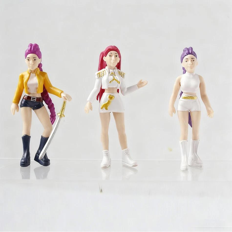 6 Stile Kpop Dämonenjäger Actionfigur Blind Box Spielzeug Derpys Tiger Rumi Mira Zoey Sussy Figur Puppe Für Fans Überraschungsgeschenk