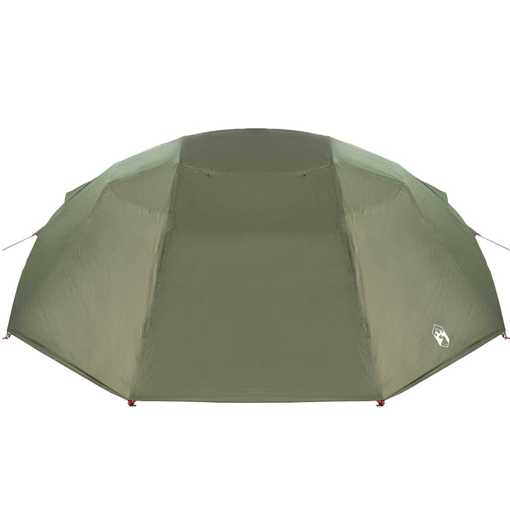Fishing Tent Olive Green 514 x 465 x 187 cm Polyester and Fiberglass