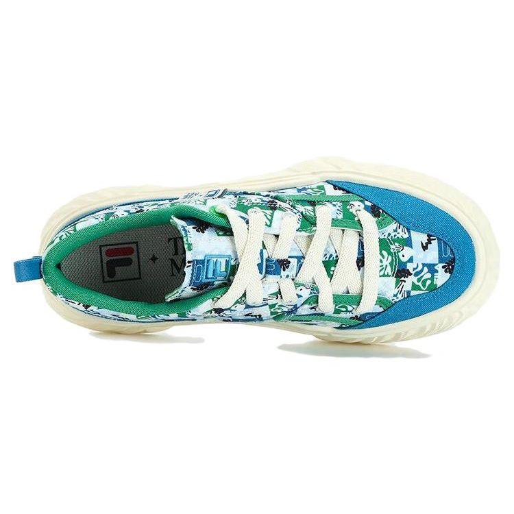FILA Fosso Matisse Retro Durable Low-Top Canvas Sneakers Men sneakers Blue White F12M332303FVM