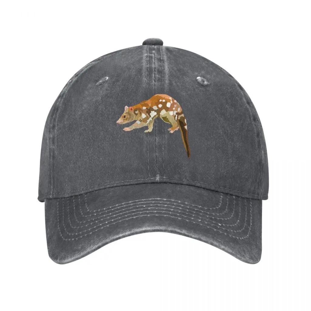 T is for Tiger Quoll Baseball Cap Custom Cap Bobble Hat Fashion Beach Kids Hat Sun Hats For Women Unisexs
