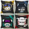 Popular Game Character DOKKAEBI Cushion Cover Soft  EasyWash Pillow Case  Versatile for Couch Bed Travel and Office