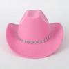 European and American popular small flower sequins women's western cowboy top hat outdoor jazz hat