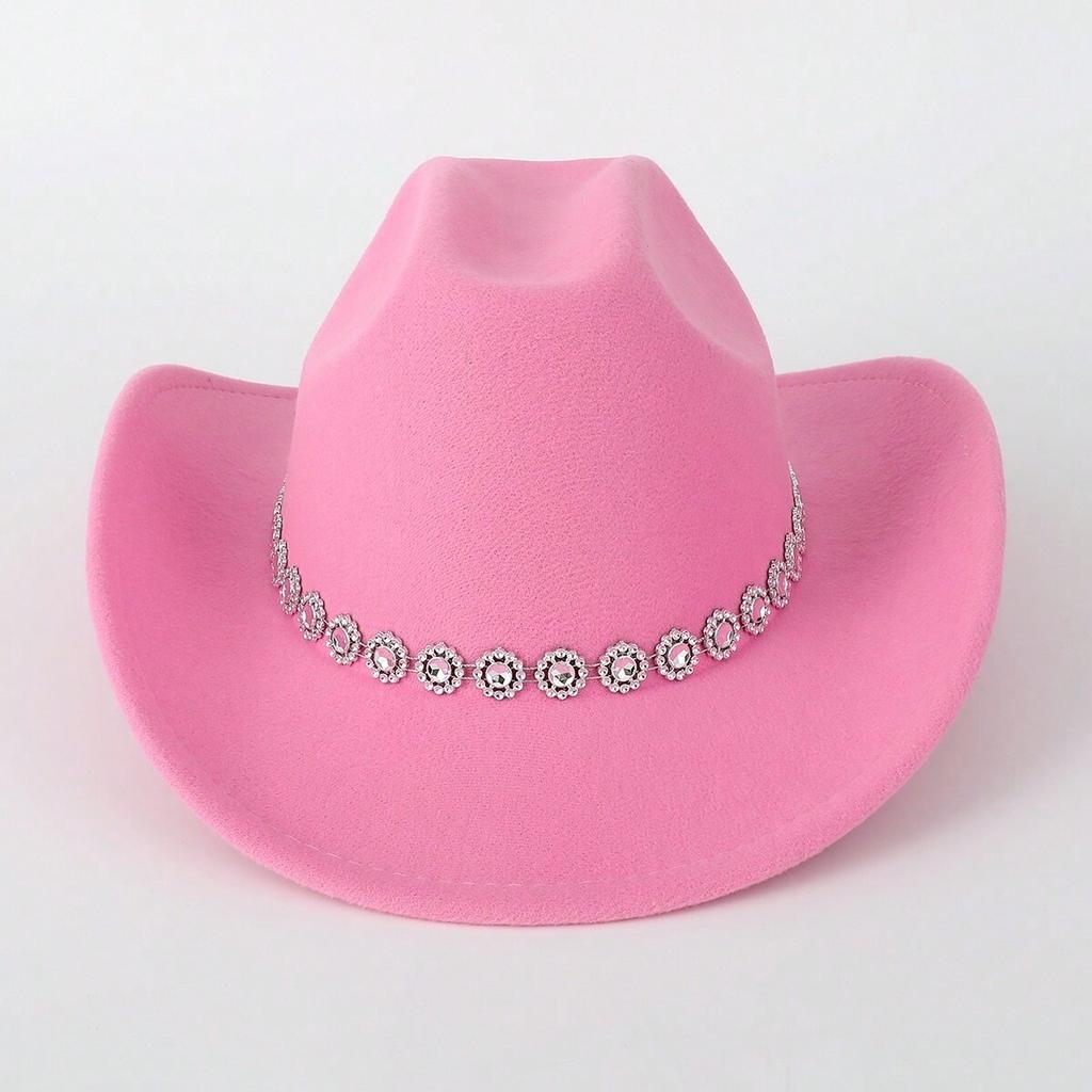 European and American popular small flower sequins women's western cowboy top hat outdoor jazz hat