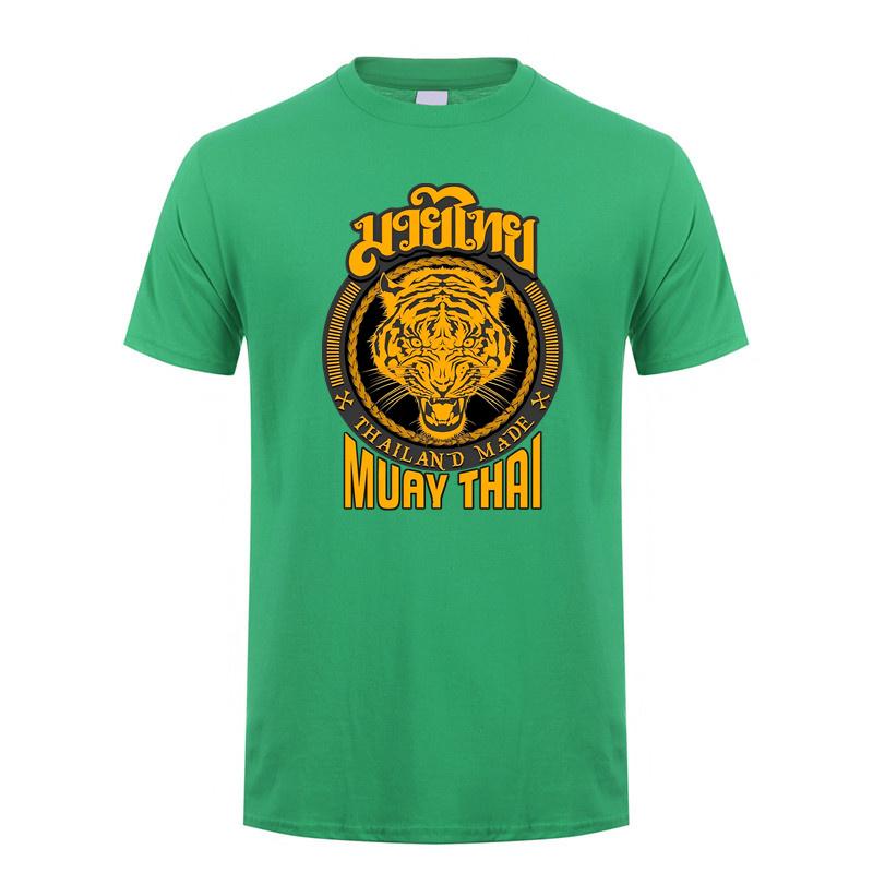 Tiger Sagat Muay Thai Thailand T Shirt Summer Cool Unisex Cotton Short Sleeve Tshirts Gift Unisex Tee Tops DY020