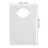 100pcs Disposable Adult Bib Waterproof Restaurant Beauty Salon Dental Bib for Elderly 15.7 X 23.6 Inch