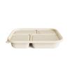 Biodegradable 4-Compartment Corn Starch Takeout Containers