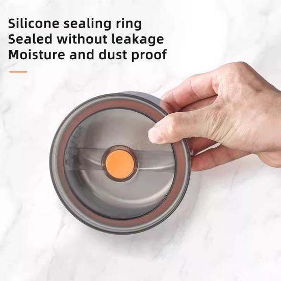 Matbeholdere i rustfritt stål Stabelbar matboks Lufttett kjøkkenorganisator