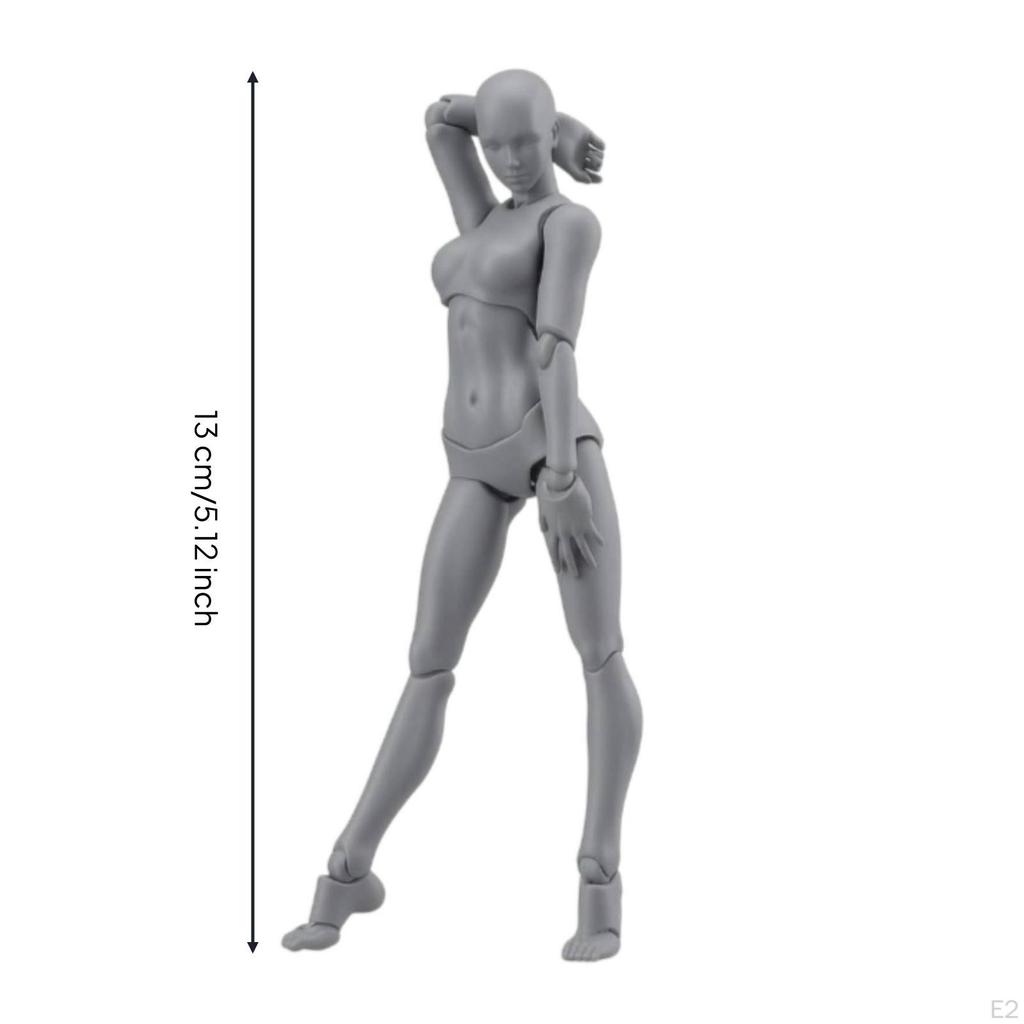 Figure Drawing Model Movable Joints Poseable Body Art Supply for Artists