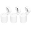3pcs MultiFunctional   Crusher Cutter Tablet Splitter Grinder Storage Box Accessory(Green )